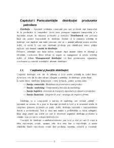 Managemetul distribuției produselor petroliere studiu de caz - Stația de Distribuție Petrom Moinești - Pagina 5