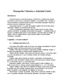 Monografia climatică a orașului Galați - Pagina 1