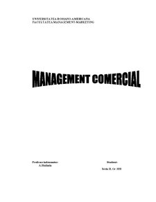 Delimitari Conceptuale in Cadrul Managementului Comercial - Pagina 1