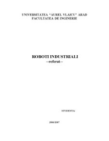 Roboți industriali - Pagina 1