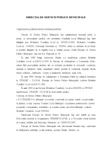 Direcția de Servicii Publice Municipale Iași - Pagina 1
