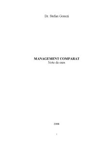 Management Comparat - Pagina 1