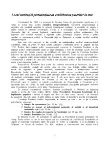 Drept administrativ - instituția șefului statului - Pagina 2