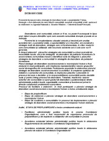 Planul Strategic de Dezvoltare Durabilă a Municipiului Vulcan Județul Hunedoara - Pagina 3