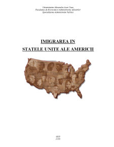 Imigrarea în Statele Unite ale Americii - Pagina 1
