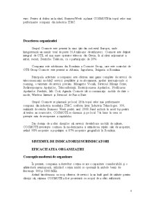 Stabilirea Sistemului de Indicatori pentru Cosmote România - Pagina 4