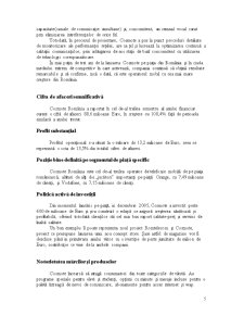 Stabilirea Sistemului de Indicatori pentru Cosmote România - Pagina 5