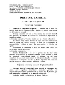 Dreptul Familiei - Pagina 1