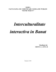 Interculturalitate interactivă în Banat - Pagina 1