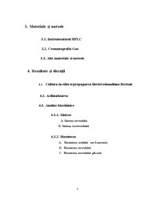 Analize Biochimice și Moleculare ale Sintezei Steviozidului la Stevia Rebaudiana - Pagina 4