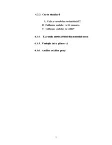 Analize Biochimice și Moleculare ale Sintezei Steviozidului la Stevia Rebaudiana - Pagina 5