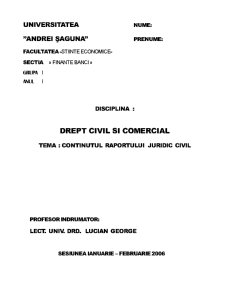 Conținutul raportului juridic civil - Pagina 2