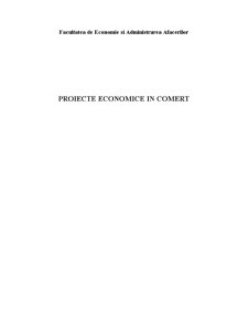 Proiecte economice în comerț - SC Lyv SA - Pagina 1