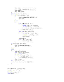 Rezolvarea Matricilor în C++ - Pagina 3