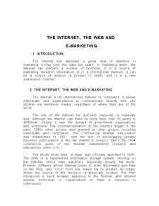 The Internet, The Web And E-marketing - Pagina 2