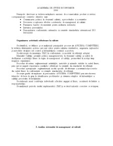 Sistemul calității la Avicena Computers - Pagina 5