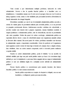 Statutul funcționarului public - Pagina 2