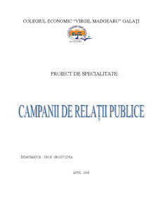 Campanii de relații publice - Pagina 1