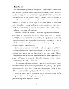 Comunicările organizaționale și interpersonale - direcții de perfecționare a comunicării în organizațiile Republicii Moldova - Pagina 3