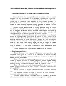Proiect de practică în cadrul unei instituții publice - Primăria Sectorului 5 București - Pagina 4