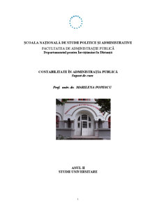 Contabilitatea instituțiilor publice - Pagina 1