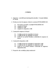 Asigurari, Servicii și Contracte la Societatea Interamerican - Pagina 1