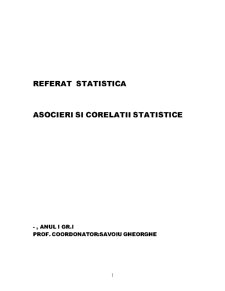Asocieri și corelații statistice - Pagina 1