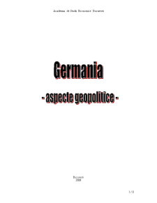 Germania - Aspecte Geopolitice - Pagina 1