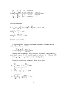 Econometrie - Modelul Multifactorial - Pagina 5