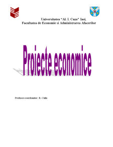 Proiecte Economice - SC Dumoco SA - Pagina 1
