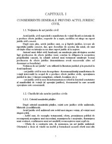 Cerințele Actului Juridic Civil - Pagina 1