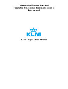 KLM - Studiu de Caz - Pagina 1