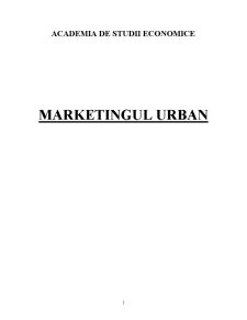 Marketingul Urban - Pagina 1