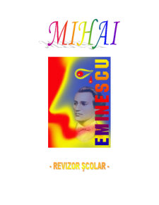 Mihai Eminescu revizor școlar - Pagina 1