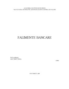 Falimente Bancare - Pagina 1