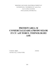 Promovarea și Comercializarea Produselor IT cu Ajutorul Tehnologiei ASP - Pagina 2