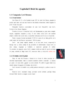 Brief de agenție - Levi's - Pagina 1