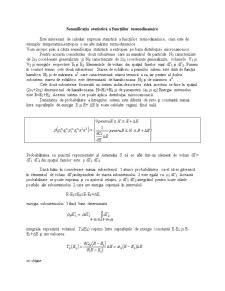 Semnificația Statistică a Funcțiilor Termodinamice - Pagina 1