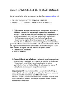 Investiții internaționale - Pagina 1