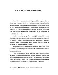 Arbitrajul internațional - Pagina 2