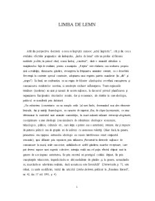Limba de Lemn - Pagina 1