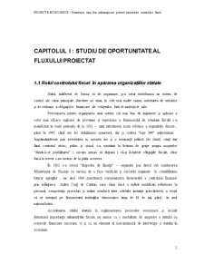 Proiectarea unui Flux Informațional privind Exercitarea Controlului Fiscal - Pagina 2