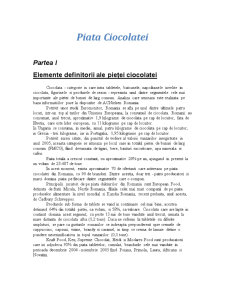 Piața ciocolatei - Pagina 1
