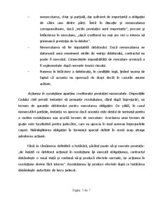 Rezoluțiunea și Rezilierea Contractelor - Efecte Special al Contractelor Sinalagmatice - Pagina 5