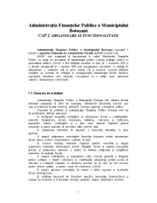 Administrația Finanțelor Publice a Municipiului Botoșani - Pagina 1