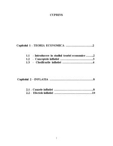 Inflația în teoria economică - Pagina 2