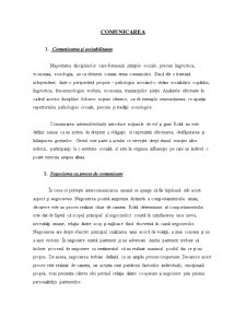 Comunicarea și Sociabilitatea - Pagina 1