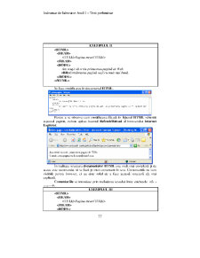 Studiul Limbajului HTML și a Structurii Publicațiilor Web - Pagina 5
