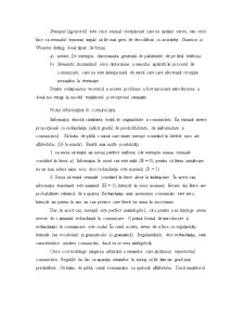 Modele de Comunicare - Modelul Shanonn-Weawer - Pagina 2