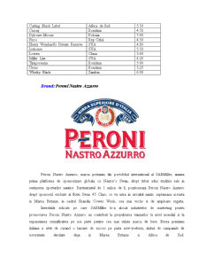 Campanie publicitară Peroni - Pagina 2
